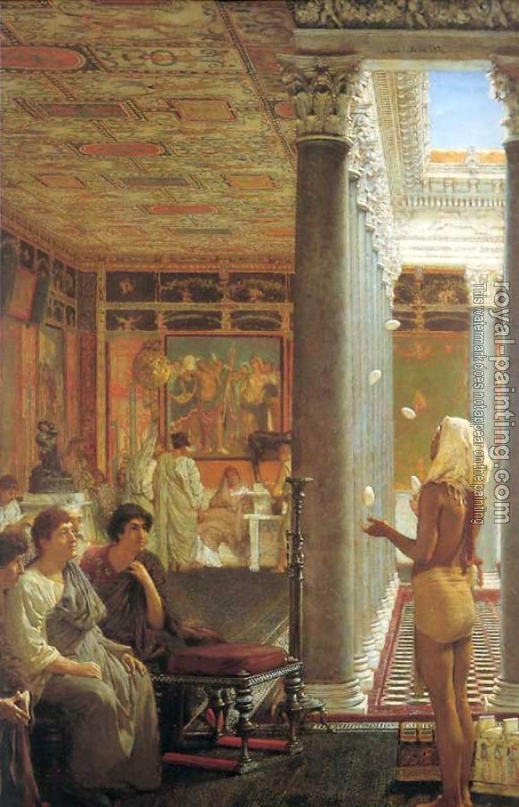Sir Lawrence Alma-Tadema : Egyptian Juggler